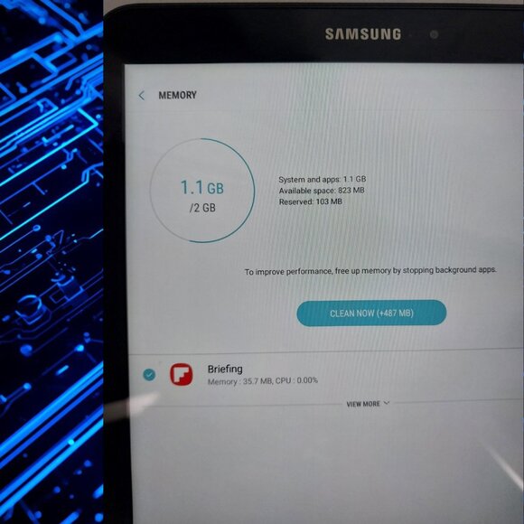 Samsung Galaxy Tab A 10.1 (2016) SM-T580 16GB WiFi + 32GB SD + OEM Charger - Picture 9 of 12